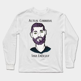 Actual Cannibal Shia LaBeouf 2022 remaster Long Sleeve T-Shirt